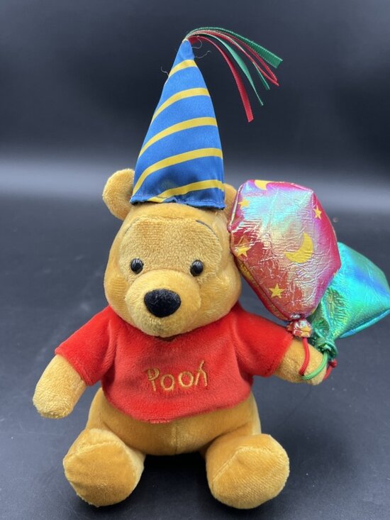 Disney Other - The Disney Store Winnie the Pooh Pooh Party Birthday Balloons Plush 8"